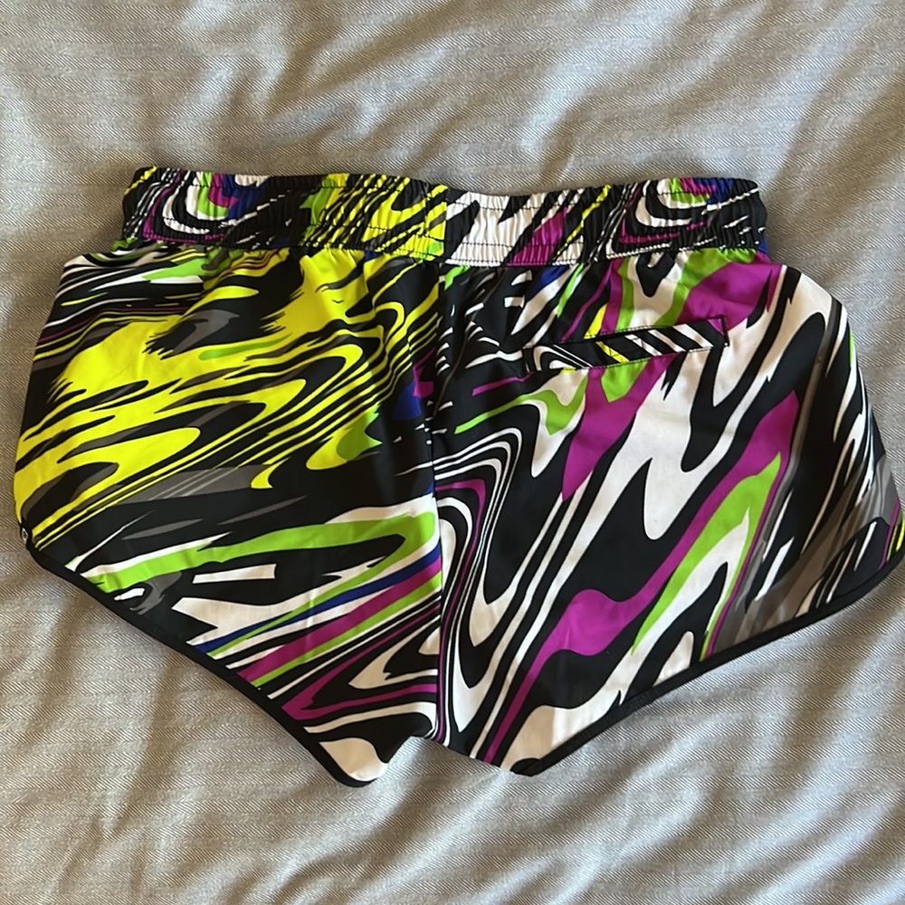 Fabletics Colorful Patterned Running Shorts - image 3